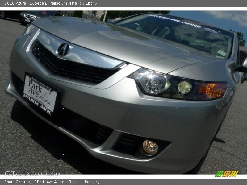 Palladium Metallic / Ebony 2010 Acura TSX Sedan
