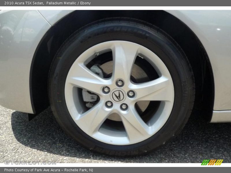 Palladium Metallic / Ebony 2010 Acura TSX Sedan