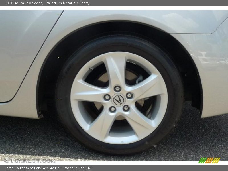 Palladium Metallic / Ebony 2010 Acura TSX Sedan