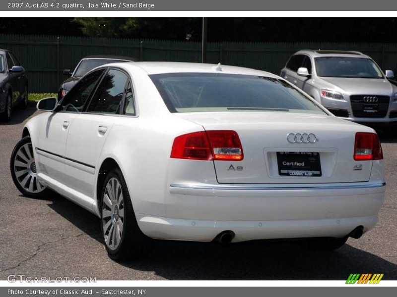 Ibis White / Sand Beige 2007 Audi A8 4.2 quattro