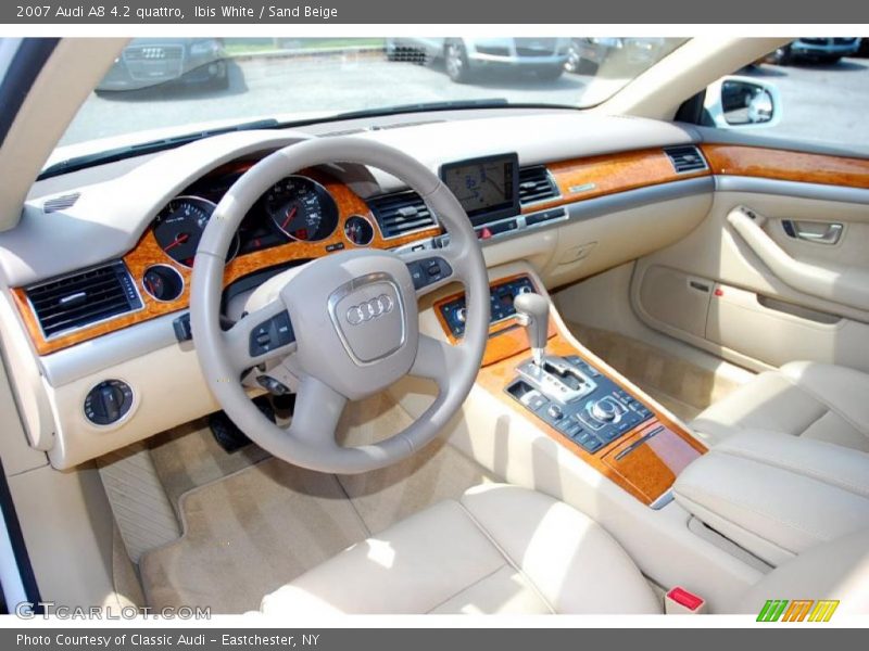 Ibis White / Sand Beige 2007 Audi A8 4.2 quattro