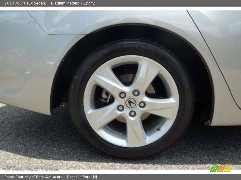 Palladium Metallic / Ebony 2010 Acura TSX Sedan