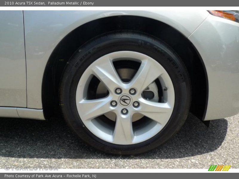 Palladium Metallic / Ebony 2010 Acura TSX Sedan