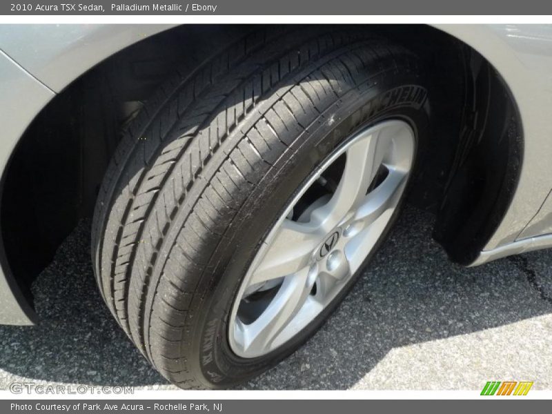 Palladium Metallic / Ebony 2010 Acura TSX Sedan