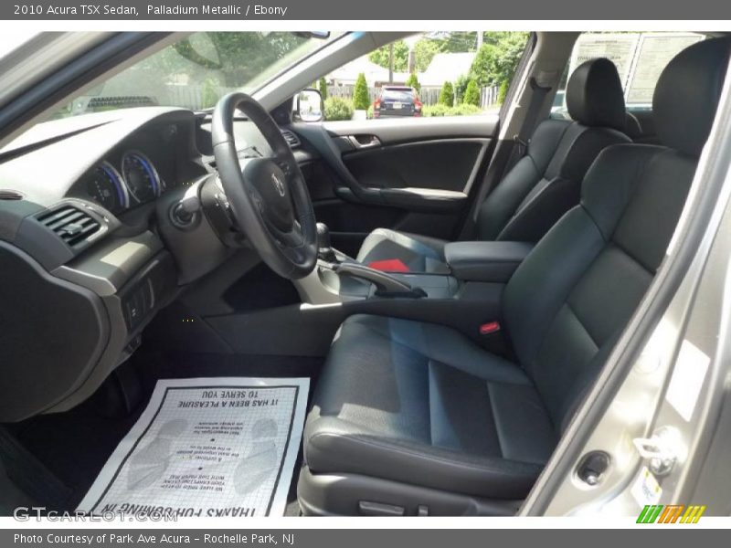 Palladium Metallic / Ebony 2010 Acura TSX Sedan