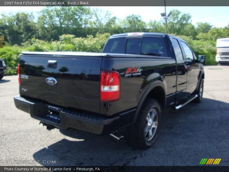 Black / Black 2007 Ford F150 FX4 SuperCab 4x4