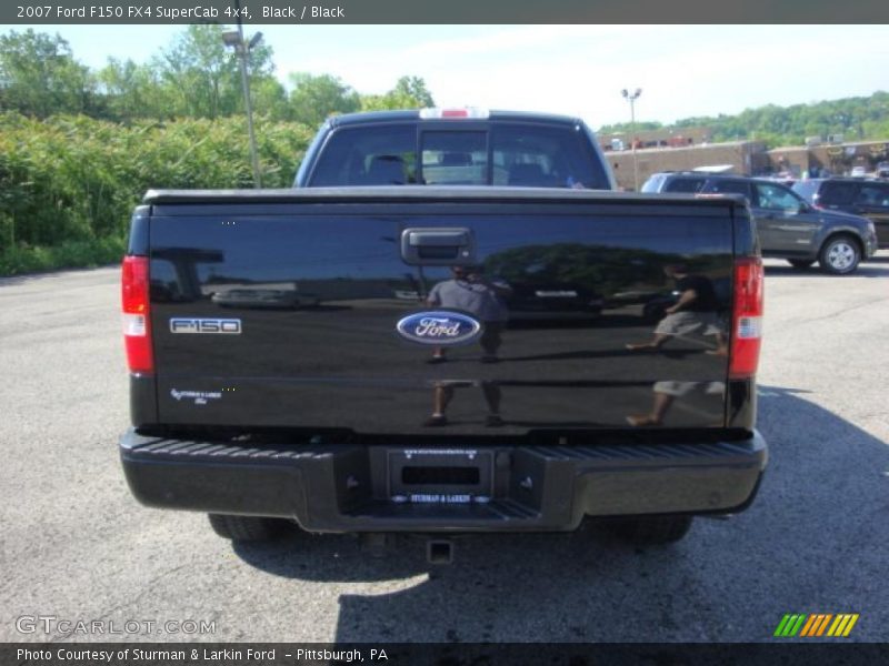 Black / Black 2007 Ford F150 FX4 SuperCab 4x4