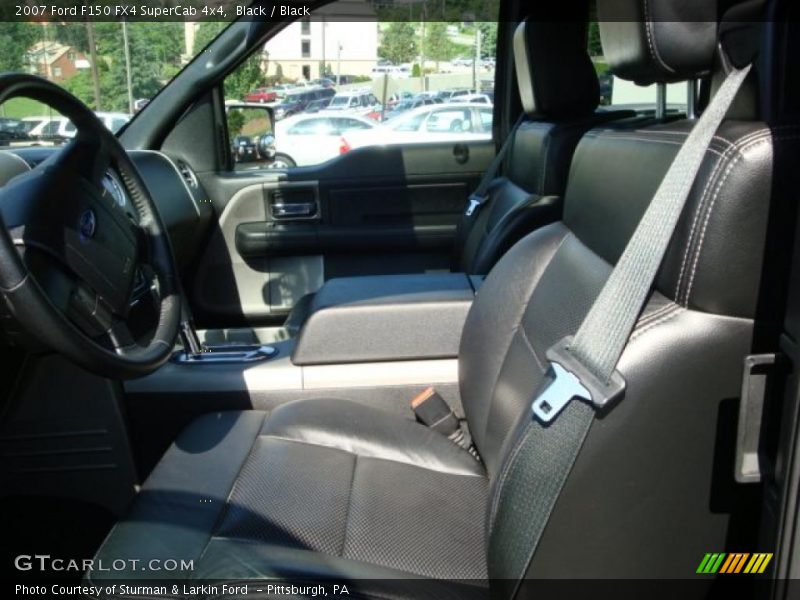 Black / Black 2007 Ford F150 FX4 SuperCab 4x4