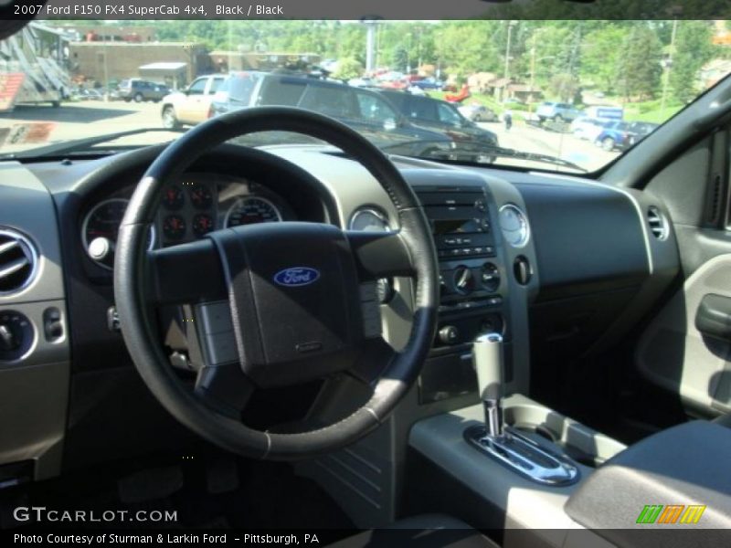 Black / Black 2007 Ford F150 FX4 SuperCab 4x4