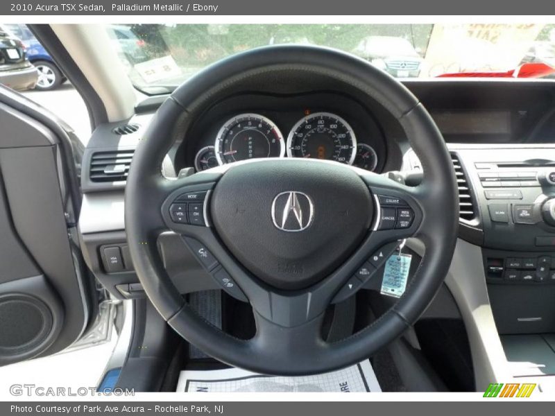 Palladium Metallic / Ebony 2010 Acura TSX Sedan