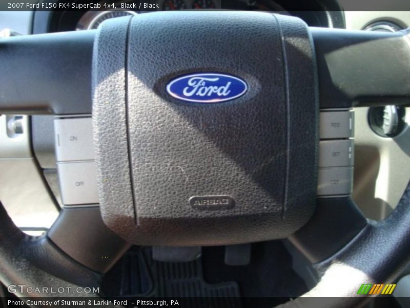 Black / Black 2007 Ford F150 FX4 SuperCab 4x4