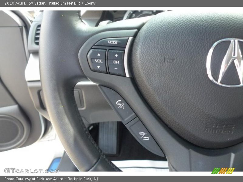 Palladium Metallic / Ebony 2010 Acura TSX Sedan