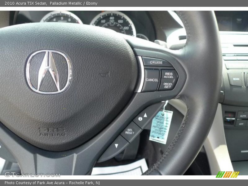Palladium Metallic / Ebony 2010 Acura TSX Sedan