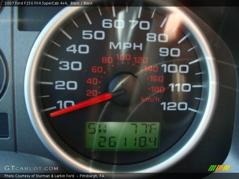 Black / Black 2007 Ford F150 FX4 SuperCab 4x4