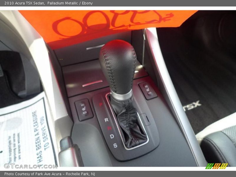 Palladium Metallic / Ebony 2010 Acura TSX Sedan