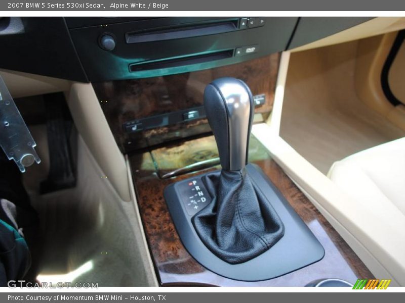 Alpine White / Beige 2007 BMW 5 Series 530xi Sedan
