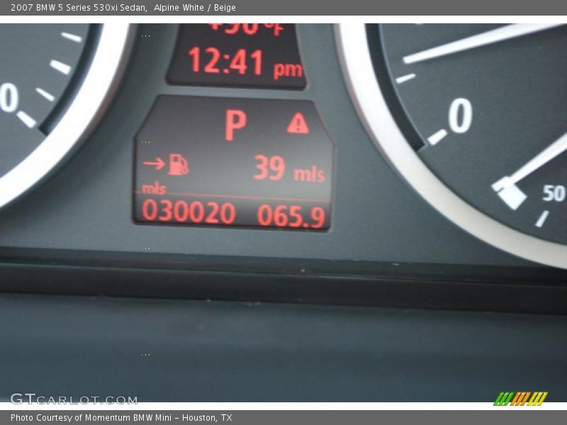 Alpine White / Beige 2007 BMW 5 Series 530xi Sedan
