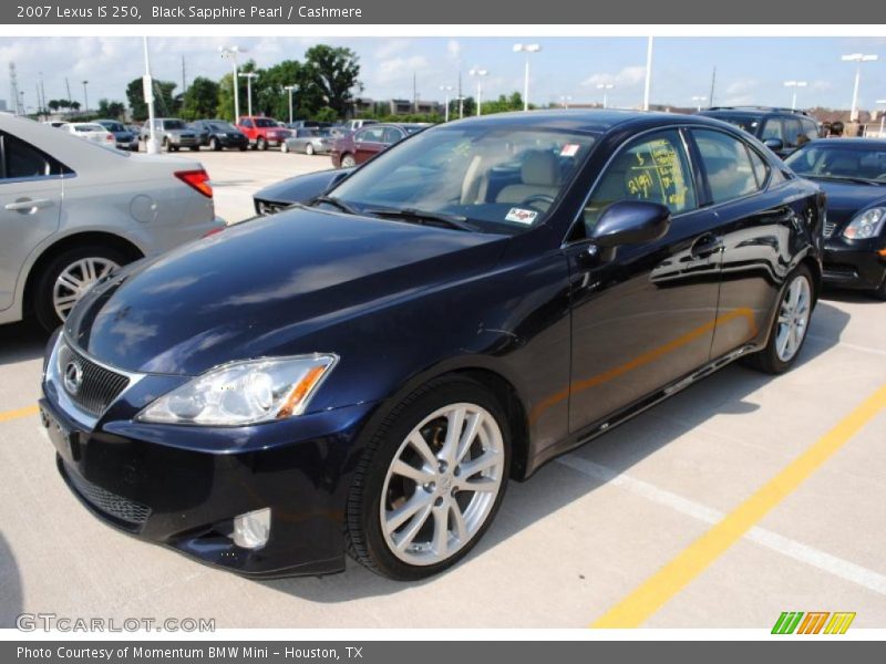 Black Sapphire Pearl / Cashmere 2007 Lexus IS 250