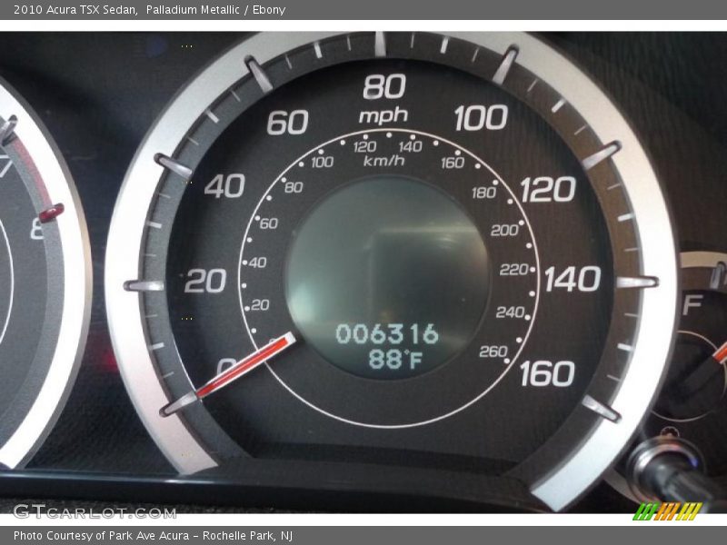 Palladium Metallic / Ebony 2010 Acura TSX Sedan