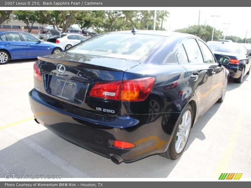 Black Sapphire Pearl / Cashmere 2007 Lexus IS 250