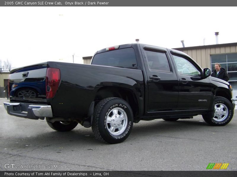 Onyx Black / Dark Pewter 2005 GMC Canyon SLE Crew Cab