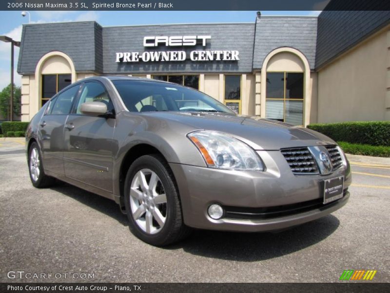 Spirited Bronze Pearl / Black 2006 Nissan Maxima 3.5 SL