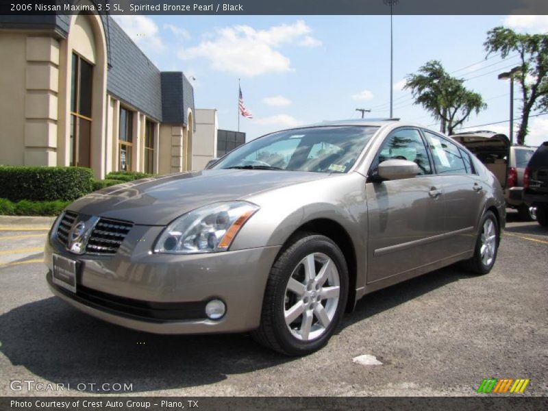 Spirited Bronze Pearl / Black 2006 Nissan Maxima 3.5 SL