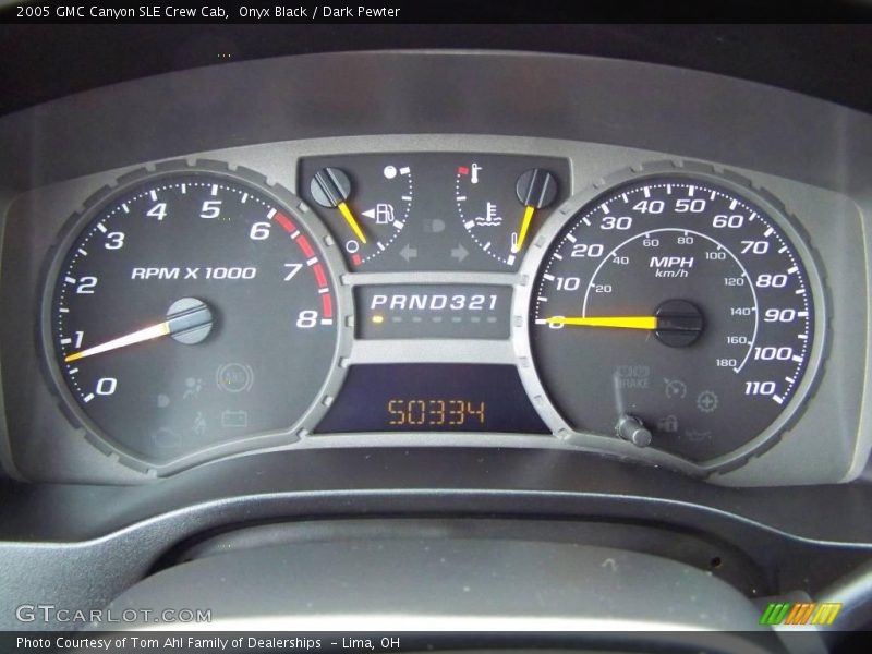 Onyx Black / Dark Pewter 2005 GMC Canyon SLE Crew Cab