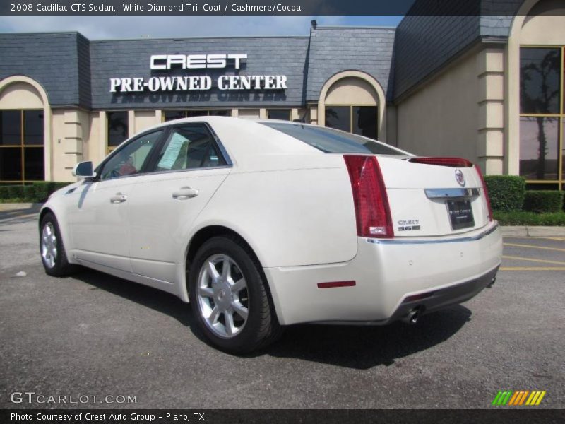 White Diamond Tri-Coat / Cashmere/Cocoa 2008 Cadillac CTS Sedan