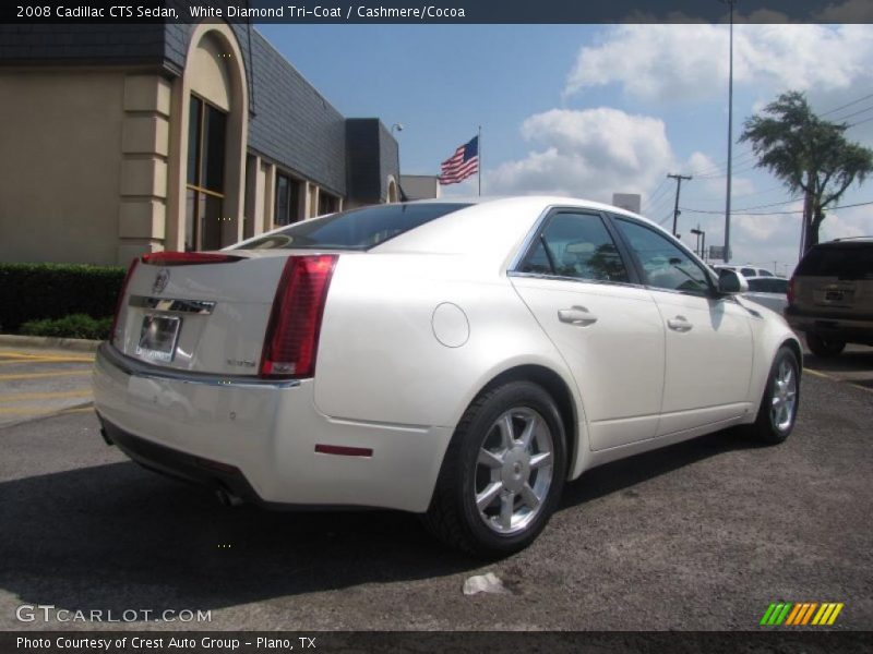White Diamond Tri-Coat / Cashmere/Cocoa 2008 Cadillac CTS Sedan