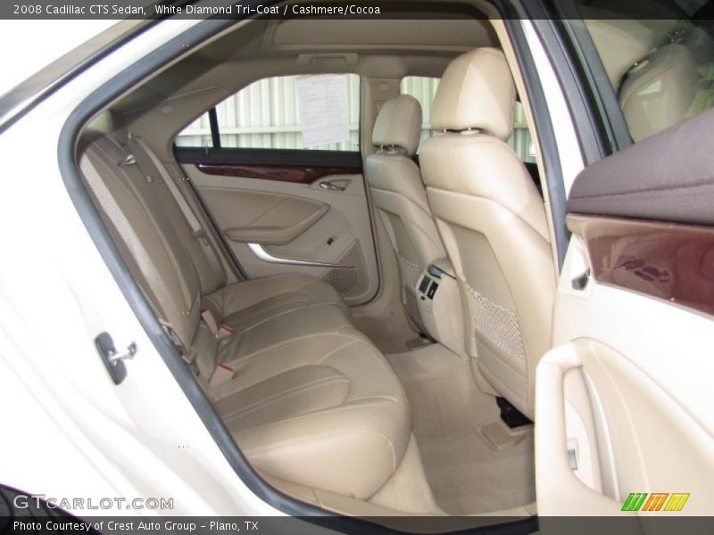 White Diamond Tri-Coat / Cashmere/Cocoa 2008 Cadillac CTS Sedan