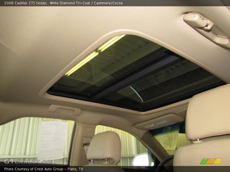 White Diamond Tri-Coat / Cashmere/Cocoa 2008 Cadillac CTS Sedan