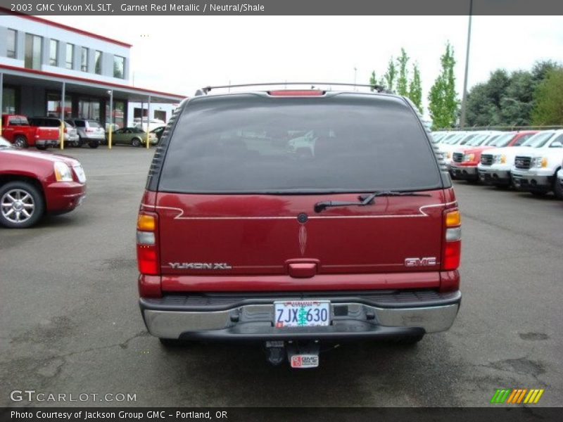 Garnet Red Metallic / Neutral/Shale 2003 GMC Yukon XL SLT