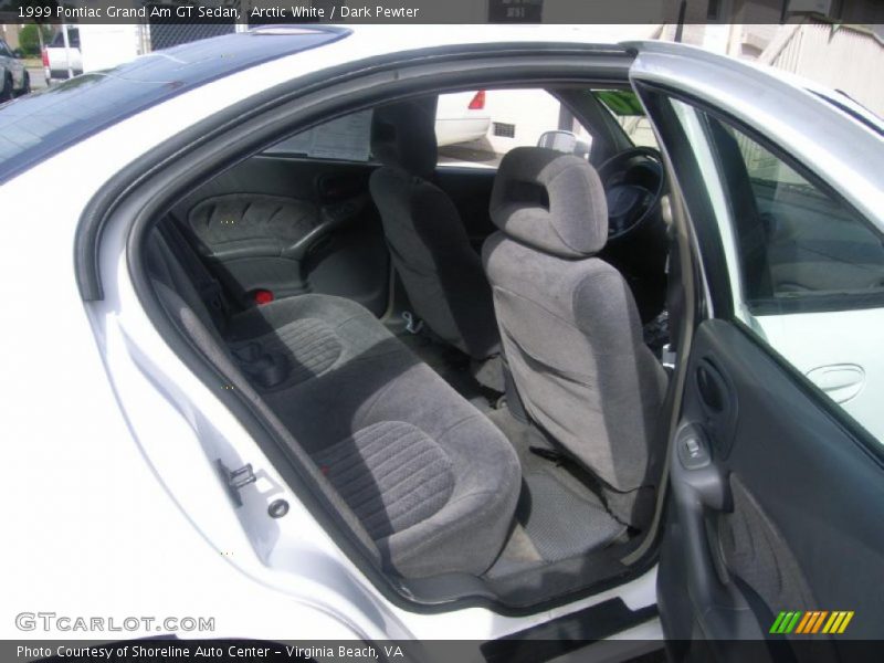 Arctic White / Dark Pewter 1999 Pontiac Grand Am GT Sedan