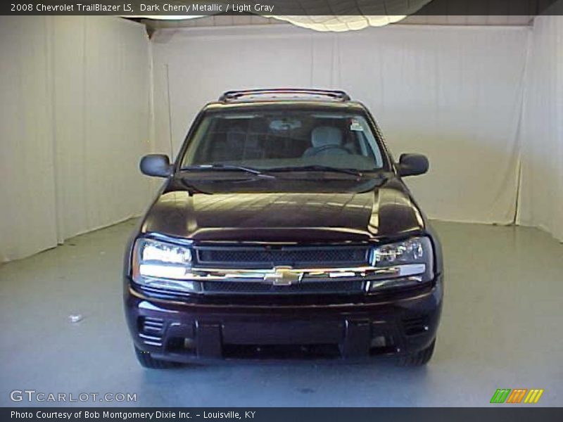 Dark Cherry Metallic / Light Gray 2008 Chevrolet TrailBlazer LS