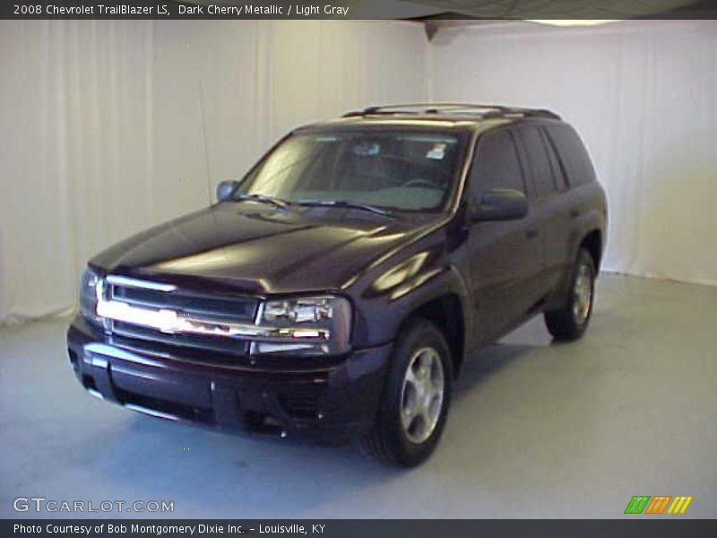 Dark Cherry Metallic / Light Gray 2008 Chevrolet TrailBlazer LS