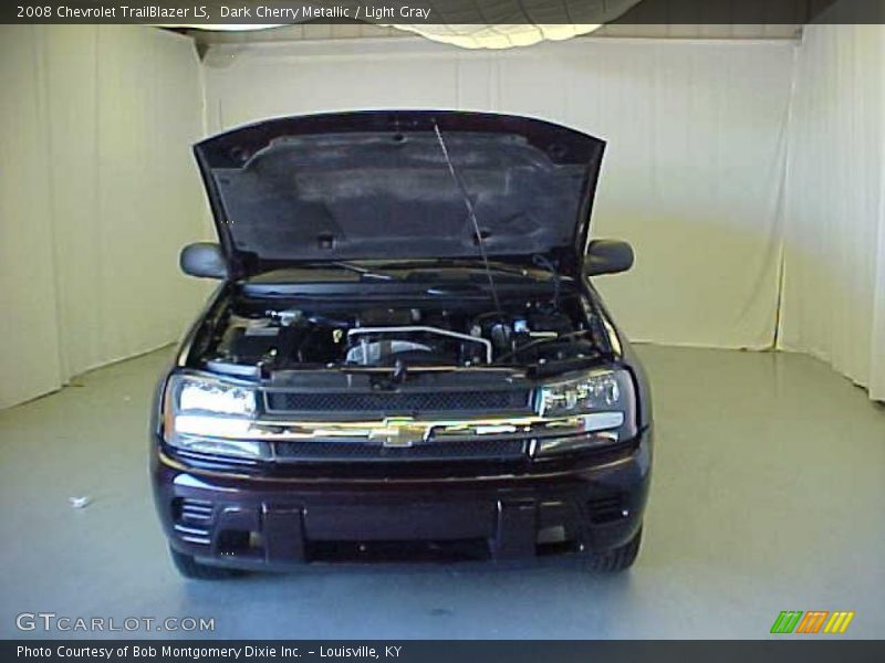 Dark Cherry Metallic / Light Gray 2008 Chevrolet TrailBlazer LS