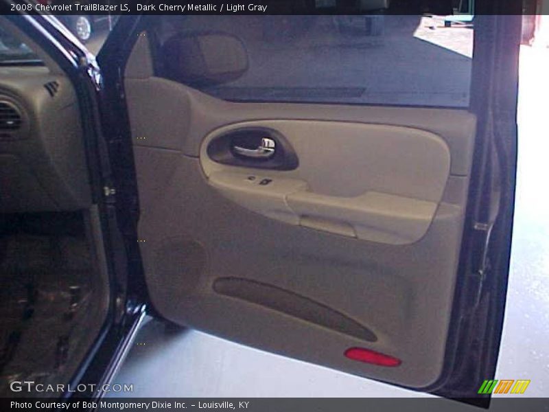 Dark Cherry Metallic / Light Gray 2008 Chevrolet TrailBlazer LS
