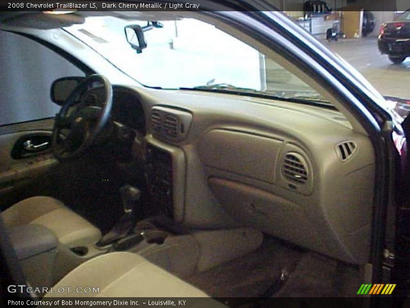Dark Cherry Metallic / Light Gray 2008 Chevrolet TrailBlazer LS