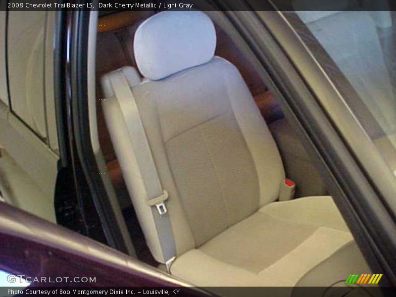 Dark Cherry Metallic / Light Gray 2008 Chevrolet TrailBlazer LS