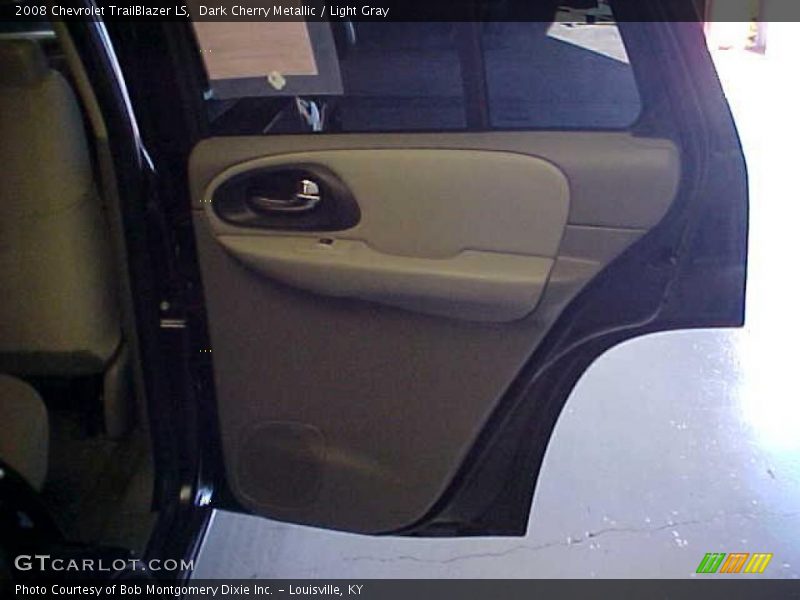 Dark Cherry Metallic / Light Gray 2008 Chevrolet TrailBlazer LS