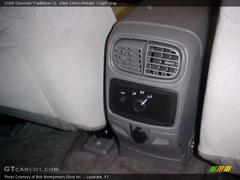 Dark Cherry Metallic / Light Gray 2008 Chevrolet TrailBlazer LS