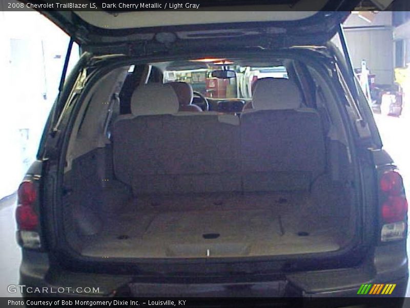 Dark Cherry Metallic / Light Gray 2008 Chevrolet TrailBlazer LS