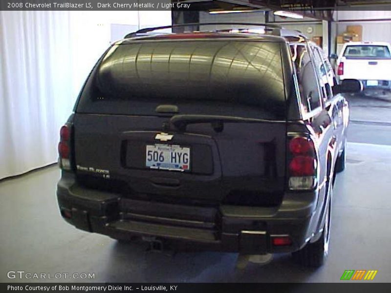 Dark Cherry Metallic / Light Gray 2008 Chevrolet TrailBlazer LS