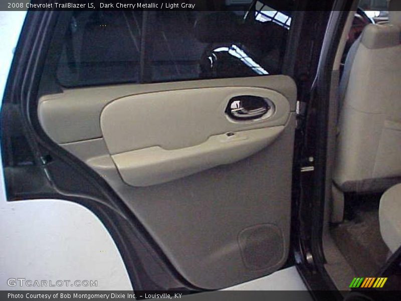 Dark Cherry Metallic / Light Gray 2008 Chevrolet TrailBlazer LS