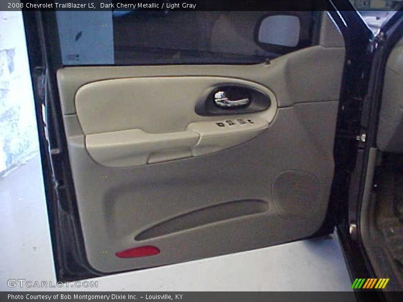 Dark Cherry Metallic / Light Gray 2008 Chevrolet TrailBlazer LS