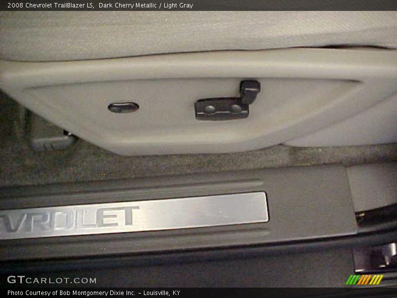 Dark Cherry Metallic / Light Gray 2008 Chevrolet TrailBlazer LS