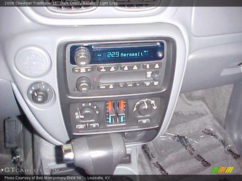 Dark Cherry Metallic / Light Gray 2008 Chevrolet TrailBlazer LS