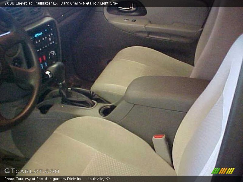 Dark Cherry Metallic / Light Gray 2008 Chevrolet TrailBlazer LS