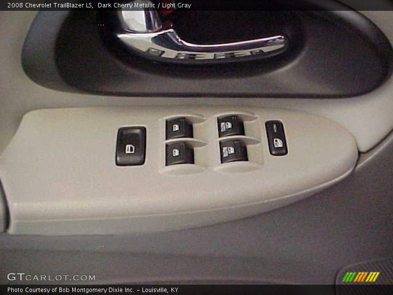 Dark Cherry Metallic / Light Gray 2008 Chevrolet TrailBlazer LS